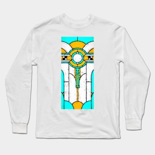 Art Deco Painterly Long Sleeve T-Shirt